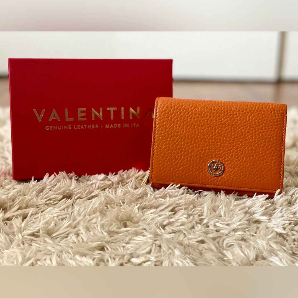 Valentina Genuine Leather Tri-Fold Wallet